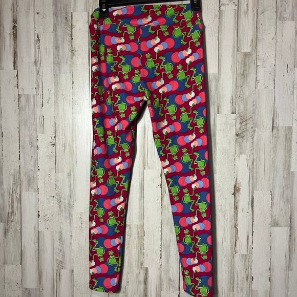 Lularoe kermit the frog Leggings - one size - Picture 3 of 4